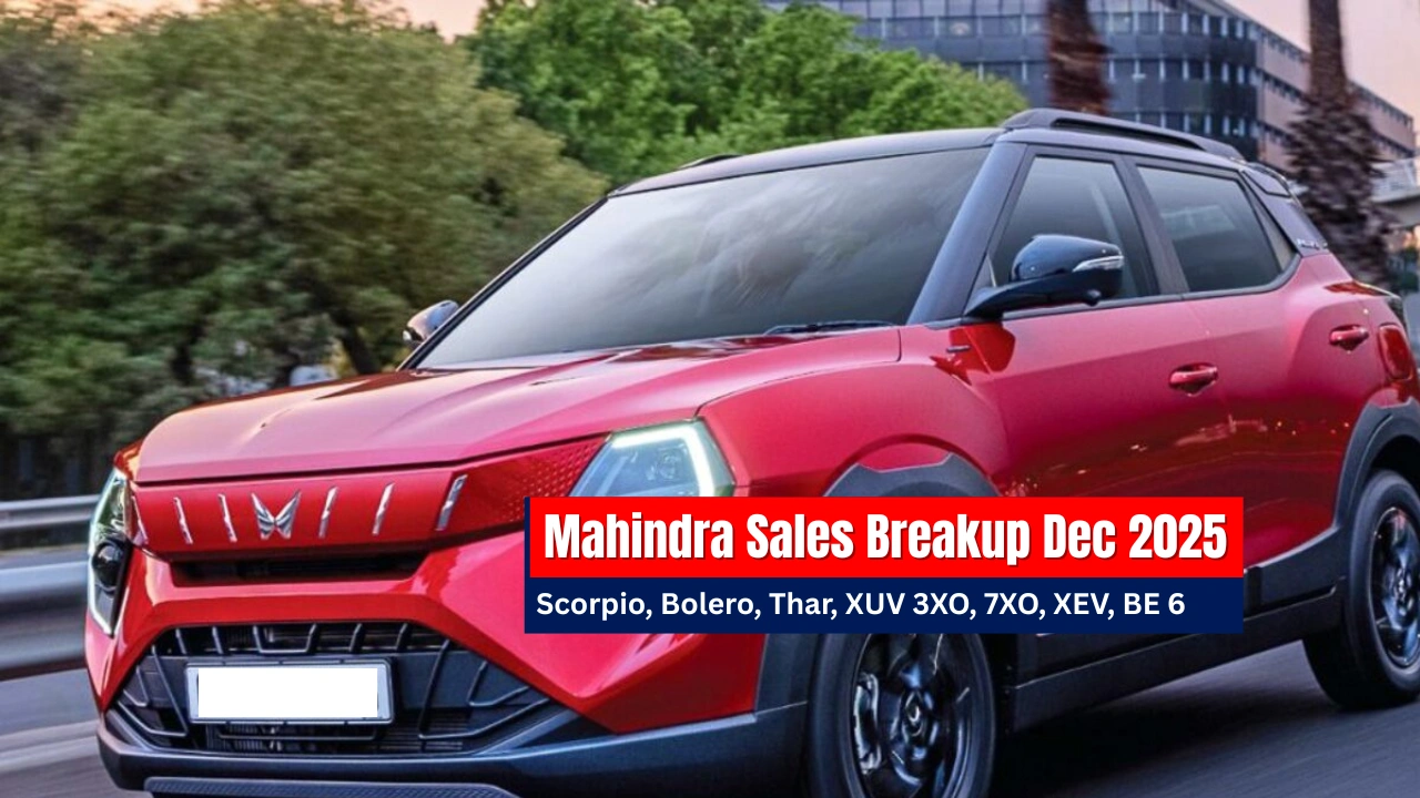 Mahindra Sales Breakup Dec 2025