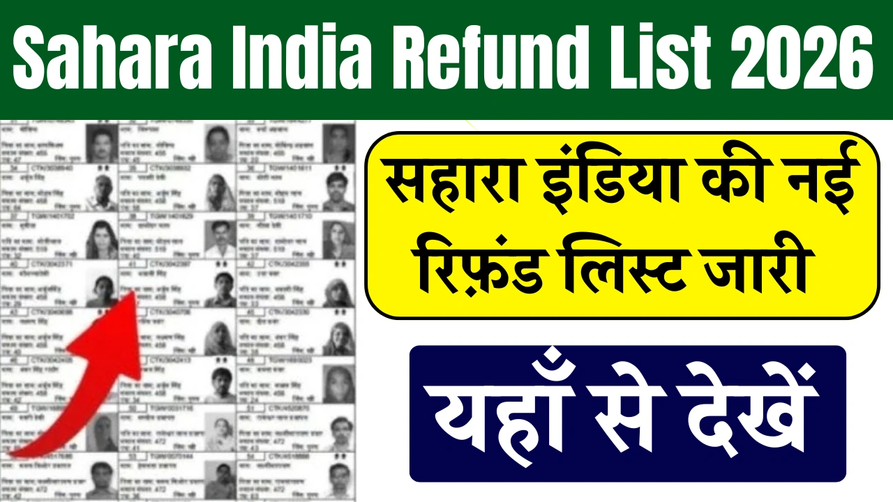 Sahara India Refund List 2026